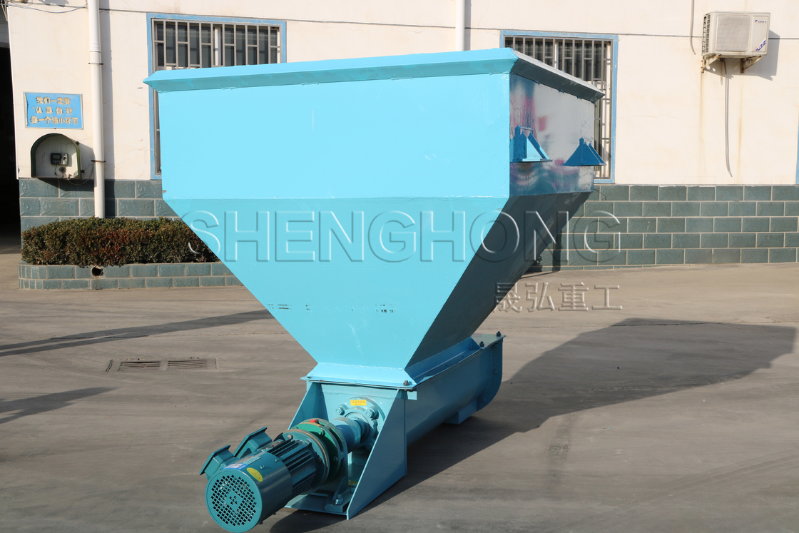 สายการผลิตปุ๋ยอินทรีย์ Feeders อัตโนมัติให้อาหารอย่างเท่าเทียมกัน ความจุ 1-20t / h สีฟ้า