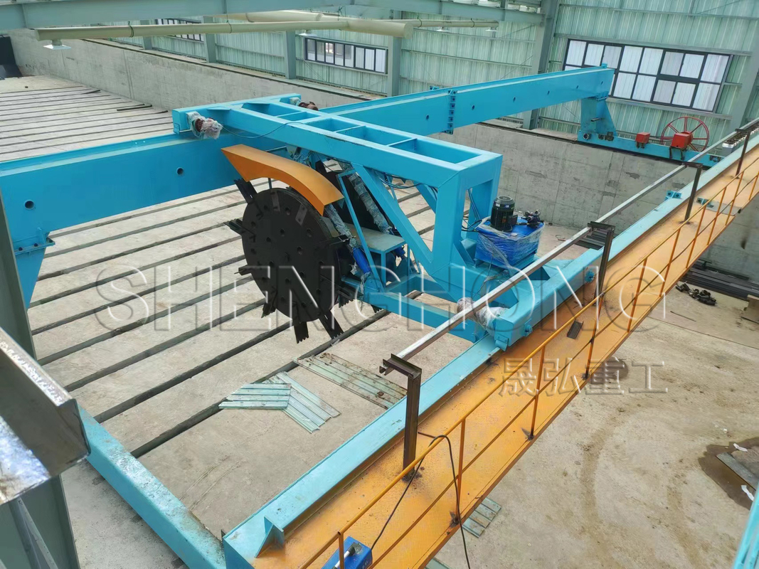 อุปกรณ์การหมักย่อย Crawler สําหรับเครื่องหมุนคอมพอสต์ประเภท groove 1.68m เทคโนโลยี deep groove