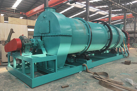 เครื่องกรองเจาะปุ๋ยอินทรีย์จากสแตนเลสคาร์บอน 8T/H สําหรับขยะสัตว์