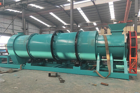 เครื่องกรองเจาะปุ๋ยอินทรีย์จากสแตนเลสคาร์บอน 8T/H สําหรับขยะสัตว์