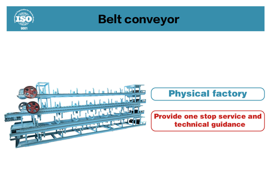 การถ่ายทอดวัสดุที่เรียบเนียนกับ PVC Belt Material Belt Conveyor Machinery