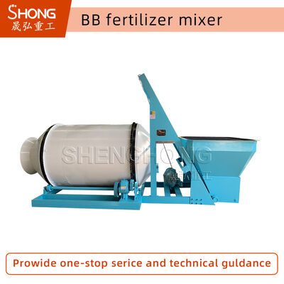 เครื่องผสมและเครื่องปั่นปุ๋ย BB สแตนเลส ความจุสูง เสียงรบกวนต่ำ สำหรับการผลิตปุ๋ยอย่างมีประสิทธิภาพ