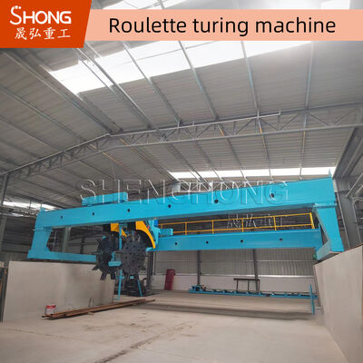 เครื่องแปรรูปคอมพอสต์แบบล้อ - ห่อลึก 1.6m ความกว้าง 12m ประสิทธิภาพสูง