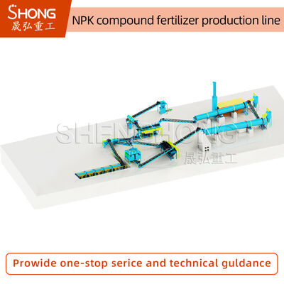 สายการผลิตปุ๋ย NPK ที่ตั้ง / โรงงานปุ๋ย NPK สําหรับการผลิตเปลเล็ต