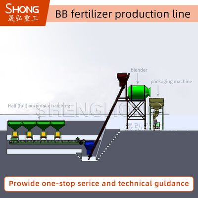 สายการผลิตปุ๋ย BB และวัสดุจากสแตนเลสหรือสแตนเลส