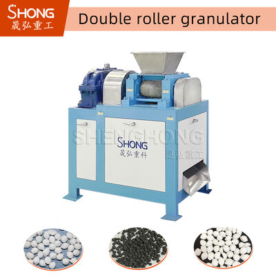 Roller Press เครื่องบดปุ๋ยแบบผสมที่มีรูปร่าง Oblate