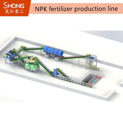 โรงงานผลิตปุ๋ย NPK แบบครบวงจรสำหรับการผลิตเม็ดคุณภาพสูง