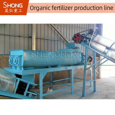 10TPH สายการผลิตปุ๋ยอินทรีย์ สําหรับโกดัง