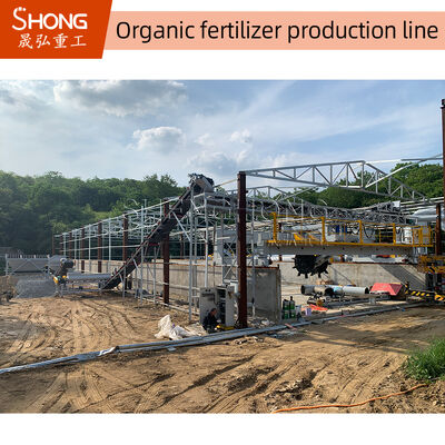 อุปกรณ์เครื่องกลองปุ๋ยผสมสําหรับการผลิตปุ๋ยอินทรีย์