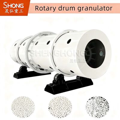 ความจุสูง 8-15T / H บังกรองเหล็กคาร์บอน Drum กับ 11.5r / min ความเร็วสําหรับปุ๋ยปุ๋ย