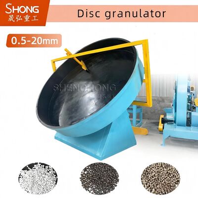 ประสิทธิภาพสูง การบริโภคพลังงานต่ํา เครื่องปั่นแผ่นทนทานสําหรับการปลูกปุ๋ยอินทรีย์