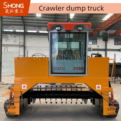 เครื่องทำปุ๋ยหมักดีเซลกว้าง 2600 มม. พร้อมความเร็ว 2800 รอบ/นาที สำหรับการย่อยสลายขยะอินทรีย์อย่างมีประสิทธิภาพ