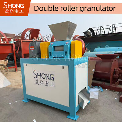 18.5KW Double Roller Granulator with 186*300mm Roller Size สําหรับการผลิตปุ๋ยความชื้น 2%-8%
