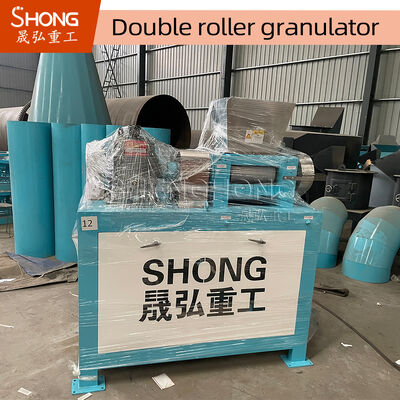 ขนาดการให้อาหาร 0.5 มิลลิเมตร ผสมปุ๋ย Granulator สําหรับ NPK ผสมปุ๋ยผลิตเม็ดลูกเตียง