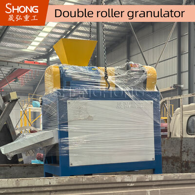 1-2t/h ความจุ บอลเลอร์คู่ Granulator สําหรับการบํารุงรักษาง่ายและแกรนูลรูปร่างโอวาล