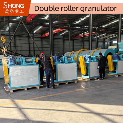 เครื่องแกรนเลอเตอร์ปุ๋ยกรีบแบบ extrusion แบบแห้ง ด้วยโครงสร้างสแตนเลสคาร์บอนสําหรับปุ๋ยเคมี