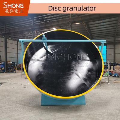บันโทไนท สารประกอบปุ๋ย Granulator ด้วยความจุ 0.5TPH วัสดุจากสแตนเลสคาร์บอนและปรับความชันของแผ่น