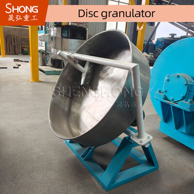 เครื่องทำแกรนูลปุ๋ยเหล็กคาร์บอนแบบเปียกสำหรับเครื่องทำแกรนูลแบบจานปุ๋ยอินทรีย์ขนาด 2-6 มม.