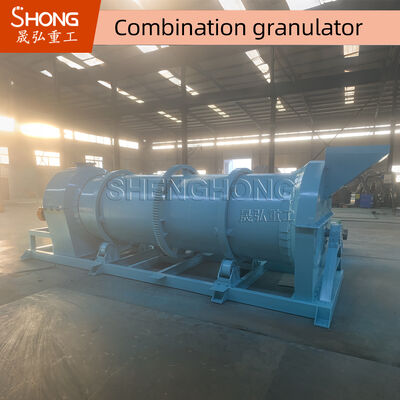 เครื่องปั่นกระบอกฟันสําหรับปุ๋ยอินทรีย์ที่มีอัตราการปุ๋ย 90% ความชื้นอาหาร 20% - 40% และมีสารอินทรีย์ 100%