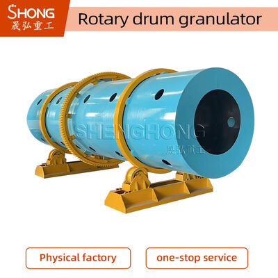 15KW 10t/H เครื่องแกรนเลตสารปุ๋ยสารประกอบอินทรีย์จากเหล็กคาร์บอน/เหล็กไร้ขัดเหล็ก