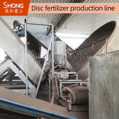 2t/H Disc Granulator สําหรับลูกขีดทรงกลมที่มีอัตราการกระจายกระจาย 93% และสร้างจากสแตนเลสคาร์บอน