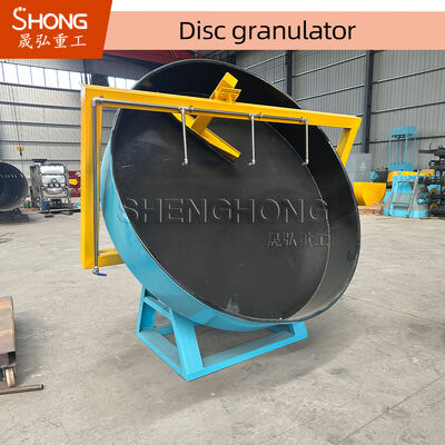โครงสร้างขนาดใหญ่และเข็มขัดยืดหยุ่นขับเคลื่อนสารปุ๋ยประกอบ Granulator สําหรับอายุการใช้งานยาวนาน