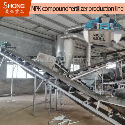 สายการผลิตปุ๋ย NPK ความจุ 5-100 T/H ขนาดเม็ด 2-4mm และสารอาหาร ≥90%
