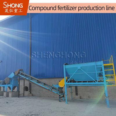 เครื่องปลูกปุ๋ย NPK ความจุสูง 5-100 T/H ที่มีสารอาหารสูงและสายการผลิตที่อัตโนมัติสูง