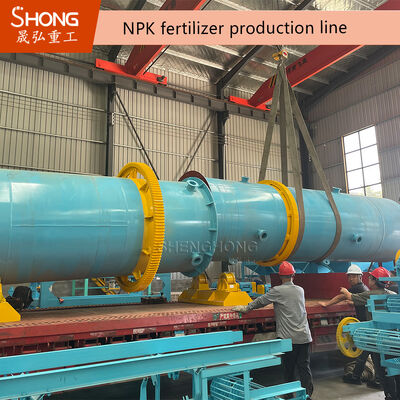 สายเครือกรีเนียเตอร์ปุ๋ยกระบวนการกระบวนการแห้ง NPK ปุ๋ยผลิตที่มีอัตราการปุ๋ยสูง