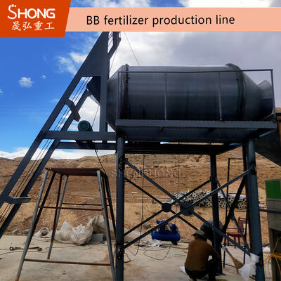 ปรับแต่ง 1-10t / h ความจุ Granulator ปุ๋ยกับ 15-30KW พลังงานสําหรับ BB สายการผลิตปุ๋ย